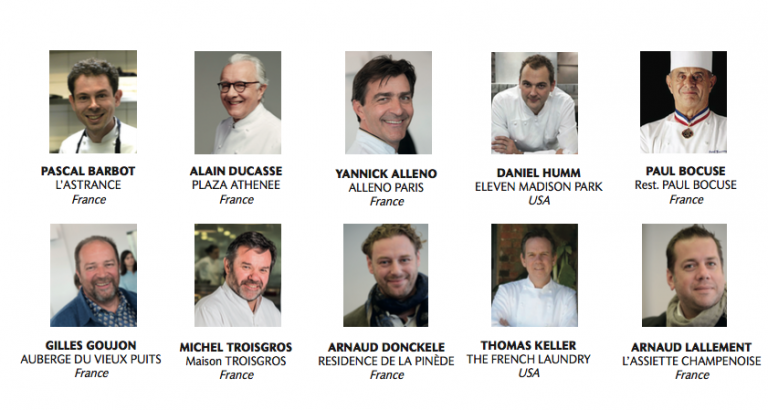 Les 100 Chefs; Le Classement Mondial Des Chefs Par Les Chefs • Les ...