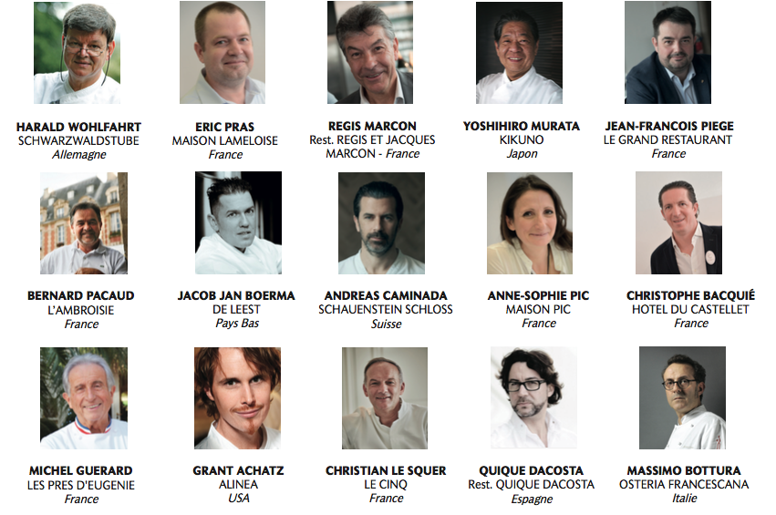 Les 100 Chefs; Le Classement Mondial Des Chefs Par Les Chefs • Les ...