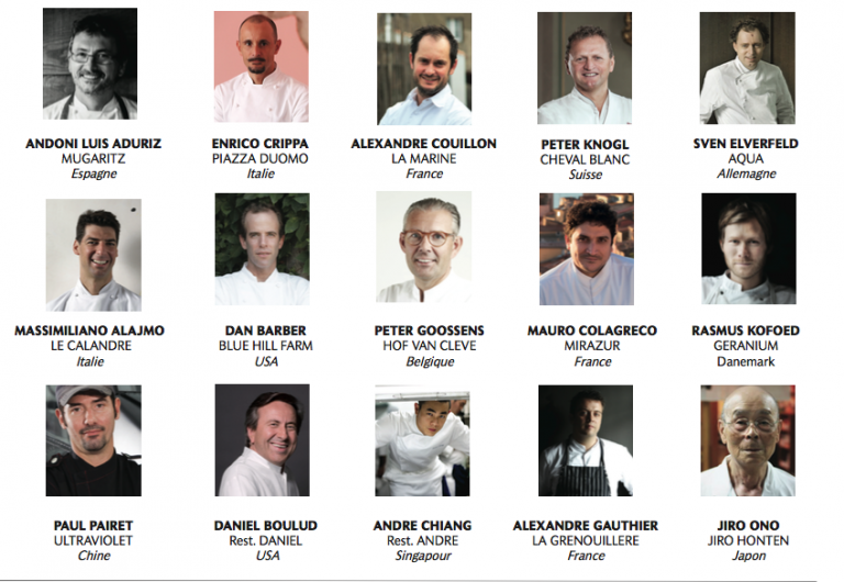 Les 100 Chefs; Le Classement Mondial Des Chefs Par Les Chefs • Les ...