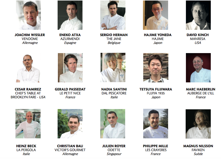 Les 100 Chefs; le Classement mondial des chefs par les chefs • Les