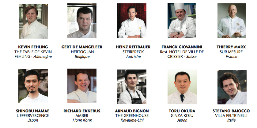 Les 100 Chefs; Le Classement Mondial Des Chefs Par Les Chefs • Les ...