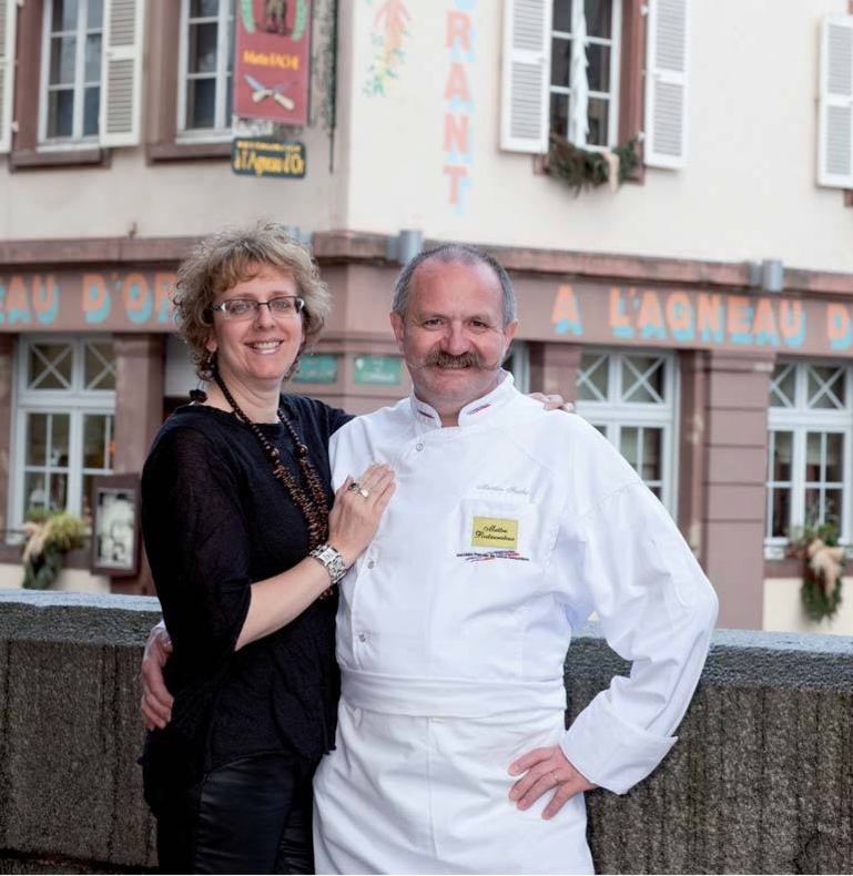 Marie-Josée et Martin Fache ont tenu pendant 28 ans le restaurant l'Agneau d'or -DR